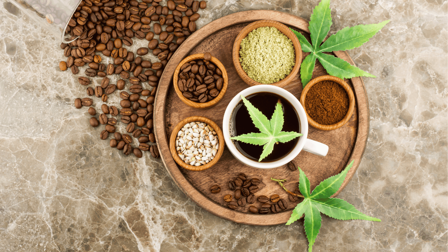 CBD Kaffee Verbindung zum Entspannen