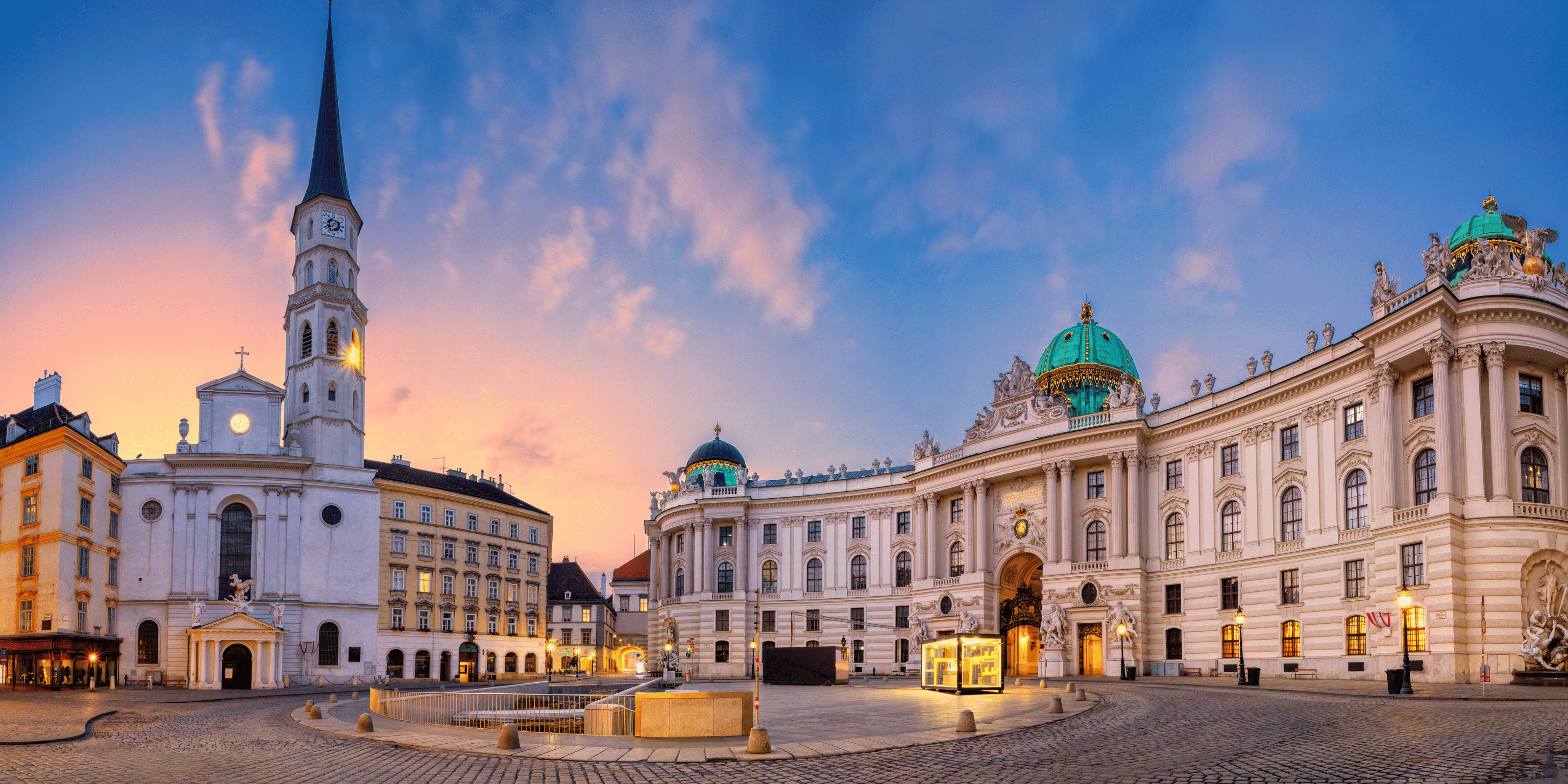 Wien am Abend, Sonnenuntergang